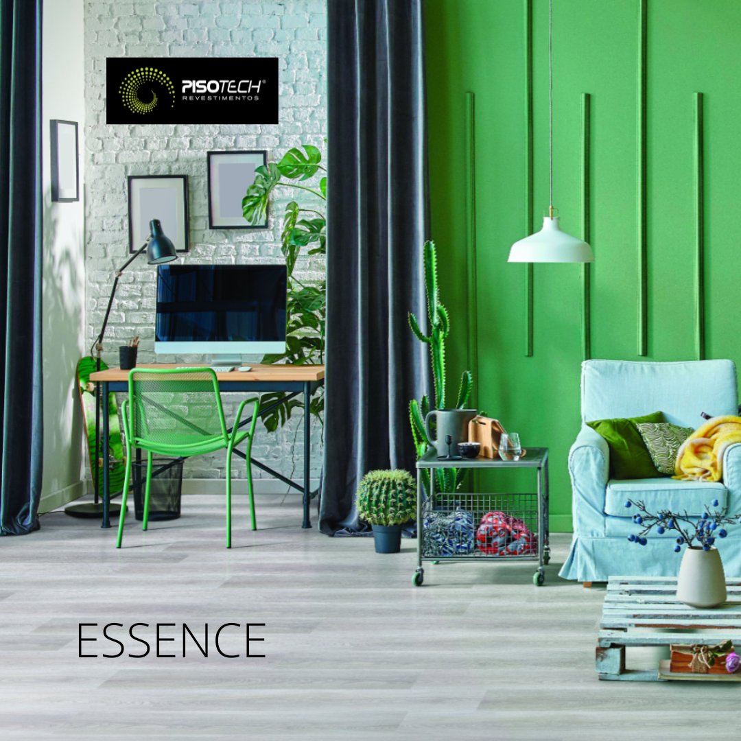 Pisotech's tweet image. Sempre atualizada, a linha de pisos vinílicos Tarkett Essence recebeu a exclusiva tecnologia Extreme Protection, que facilita a limpeza até 7 vezes mais que um piso comum e oferece proteção extra contra raios UV.