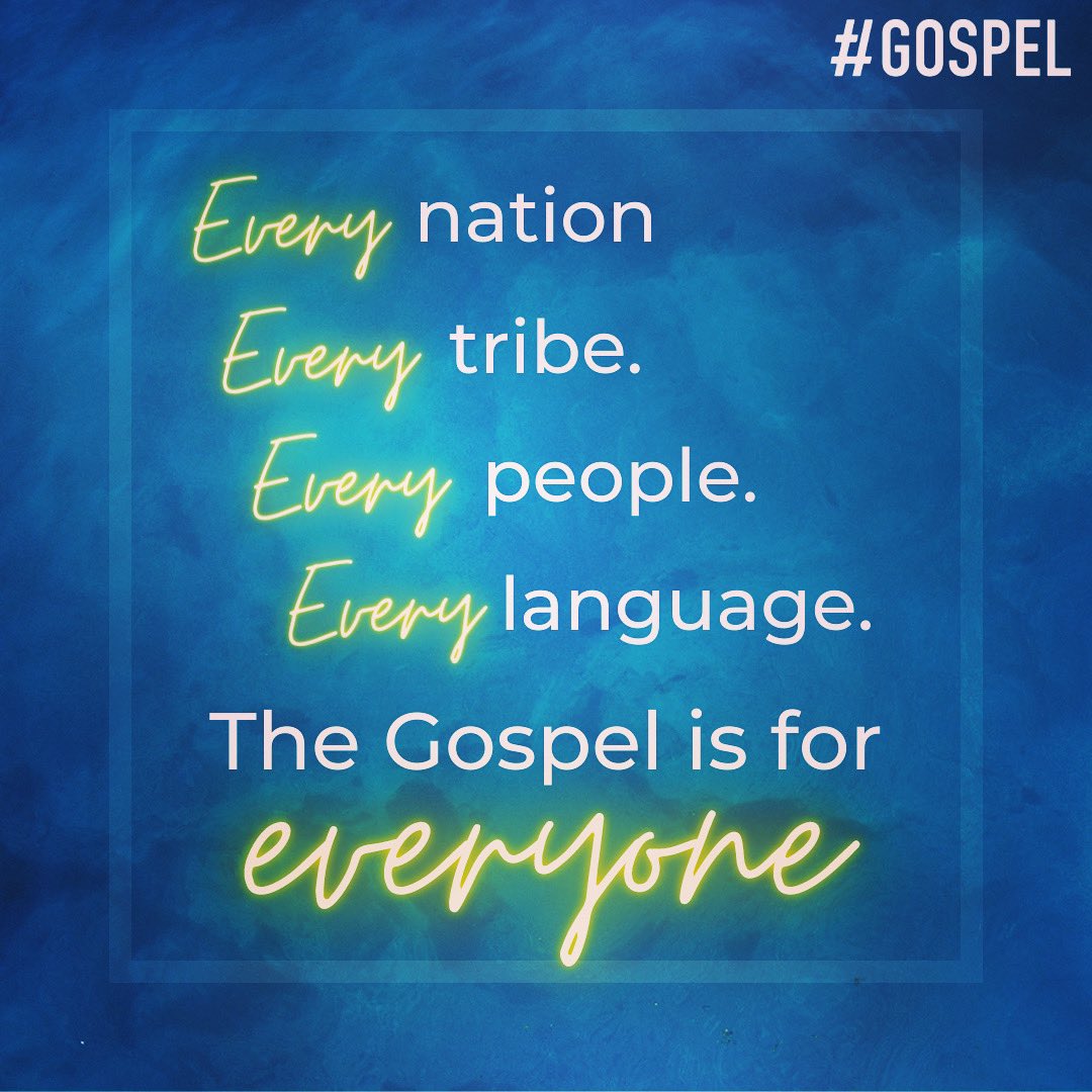 hashtag_gospel's tweet image. After this I saw a vast crowd, too great to count, from every nation and tribe and people and language, standing in front of the throne and before the Lamb… they were shouting with a great roar, “Salvation comes from our God who sits on the throne and from the Lamb!”
Rev. 7:9-10