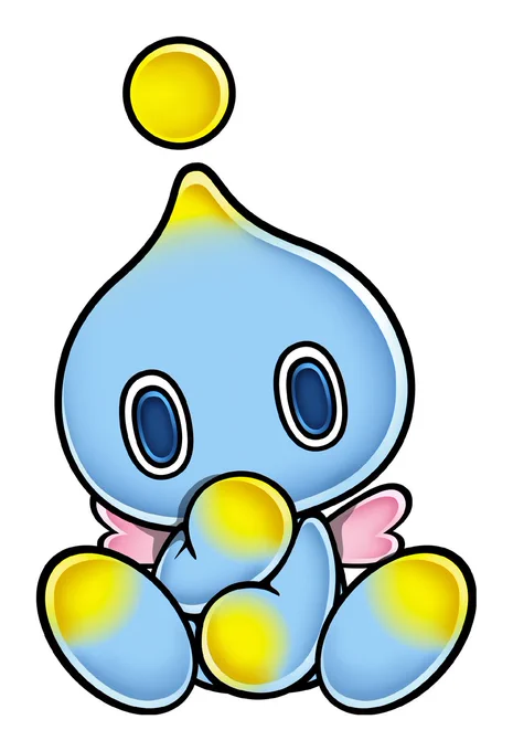 Drew like a dark, fucked up version of a chao from sonic the hedgehog haha. Just a glimpse into my dark reality. A full stare into my twisted perspective would make most simply go insane lmao 