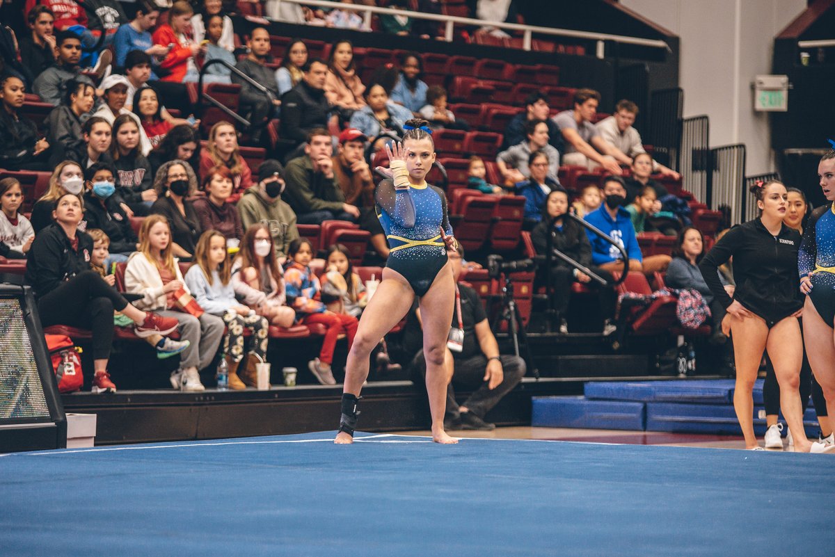 MPSFSports's tweet image. MPSF Gymnast of the Week (Jan. 17):
Lauren Macpherson @SanJoseStateGYM 
Photo Courtesy: SJSU Athletics

*Tied career-best all-around with a winning 39.325, posting a 9.85 on beam and floor, 9.825 on bars (T-3rd), and 9.80 on vault (T-3rd) in the season opener at No. 18 Stanford.