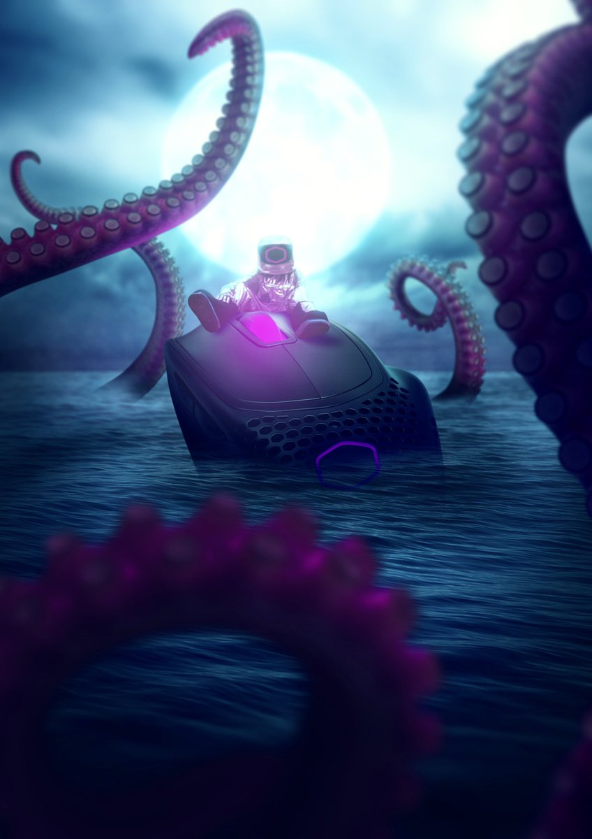 CoolerMasterSA_'s tweet photo. The MM720, a modern legend respawned 😍🐙
What are your thoughts on AI art? 👀
#MM720 #CoolerMasterSA #gaming https://t.co/95ynpgWLS6