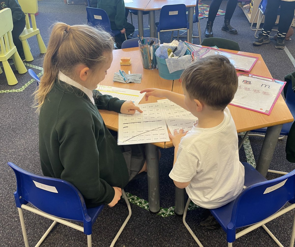 Our Year 5 reading leaders have completed their training with Miss Laing &amp; have started daily phonics practice with lots of <a href="/IC_EYFS/">Foundation Stage</a> children. 32 Year 5s volunteered to be reading leaders for our new mentoring scheme. We think you are ⭐️s #becomingme #thinkingme #communityme