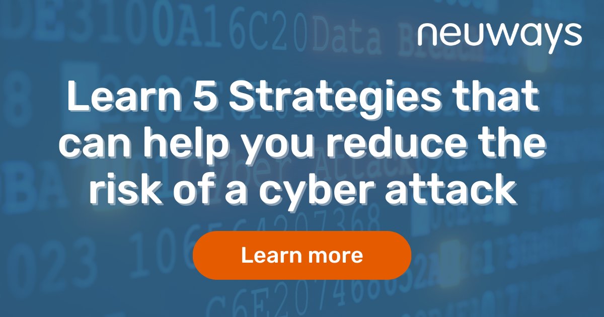NeuwaysIT's tweet image. 5 Strategies that can help you reduce the risk of a cyber attack and ensure the safety of your company’s data:
Read the latest blog here: bit.ly/3QhI7vn
#CyberBlog #ITBlog #BusinessSecurity