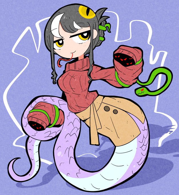 「スプリットタン 蛇」のTwitter画像/イラスト(新着)