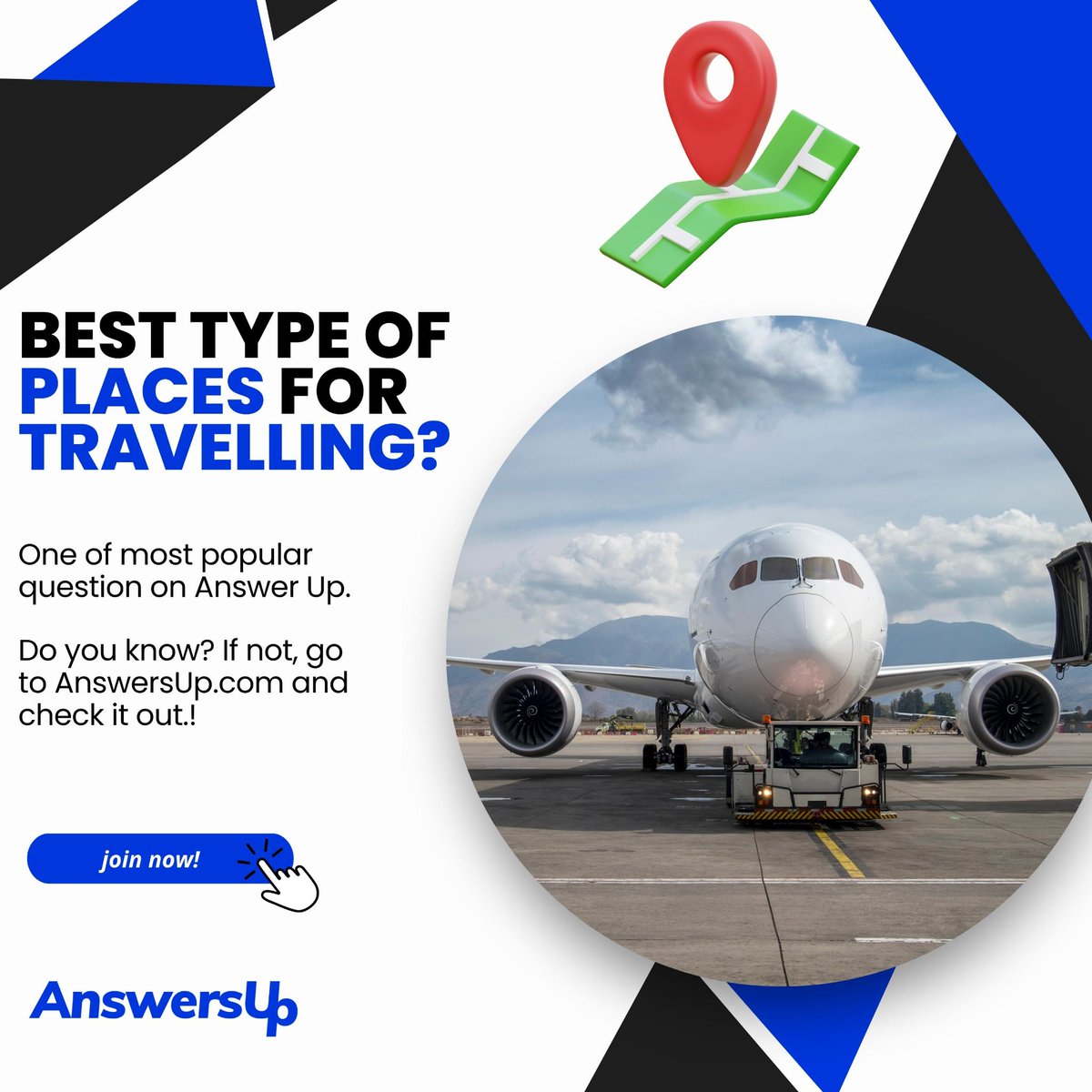 AnswersUp's tweet image. best type of places for travelling?
.
One of most popular question on Answer Up 
.
Do you know? If not, go to AnswersUp.com and check it out.!
.
#AnswerUp #travellingtips #Travelling #traveltips #traveling #travelingworld