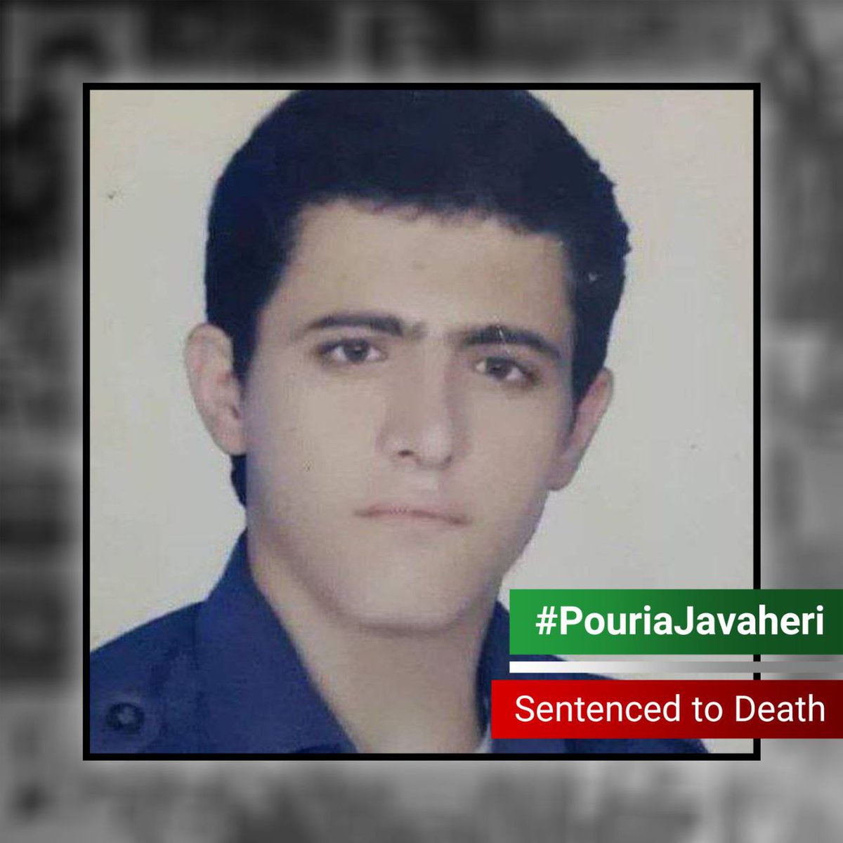 #PouriaJavaheri a citizen of "Kamyaran" was arrested on Nov 29 by Intelligence Organization of that city. During a short phone call, he notified about being SEVERELY tortured to the extent that one of his ribs was broken. BE HIS VOICE! His life is in danger!
#IRGCterrorists