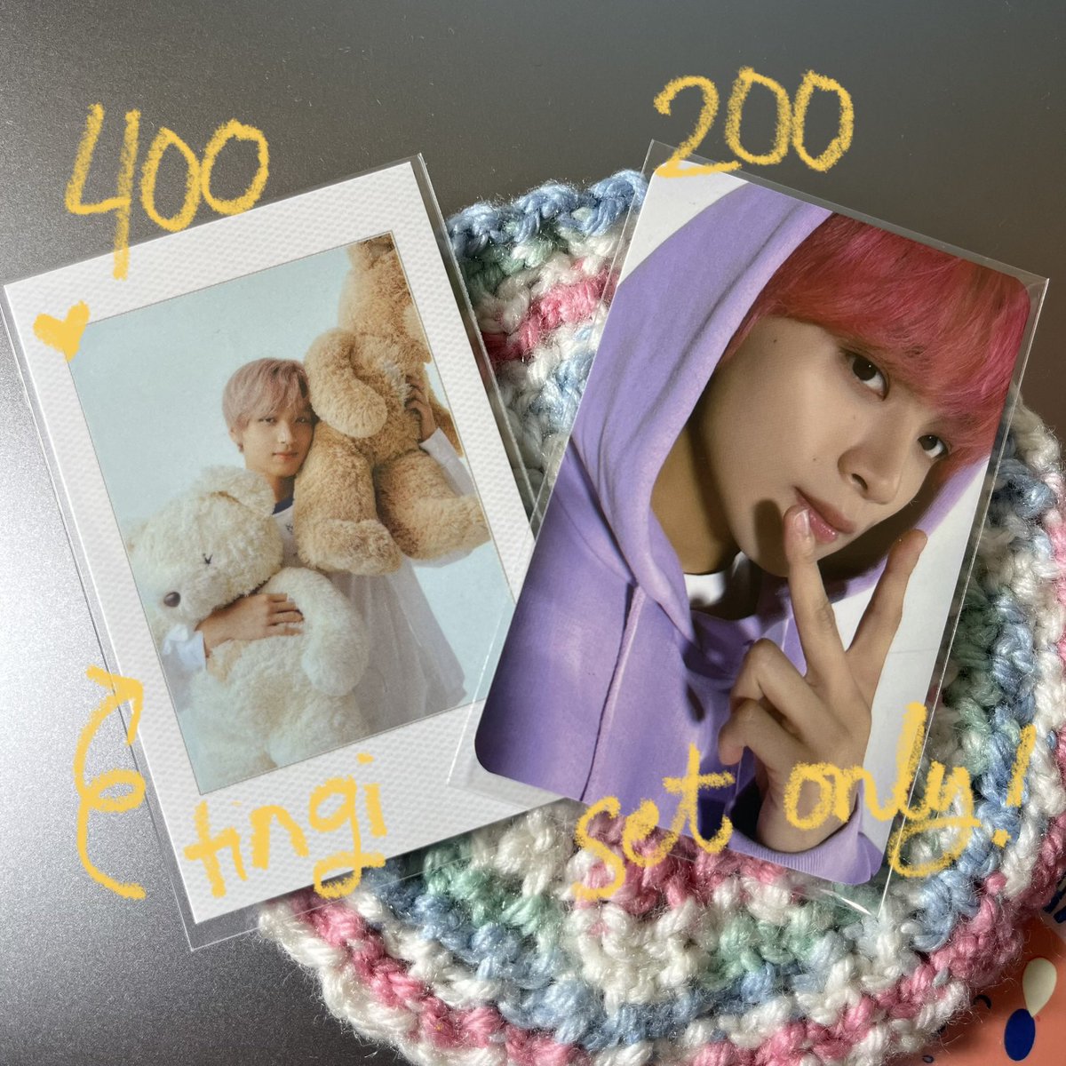 AhgaZennie_Cart's tweet image. wts nct haechan pc

400 sg 22 pob - can tingi
200 WTMC collbook pc - need to get hc pob

mop gcash
mod sco ggx flash
shipping from qc