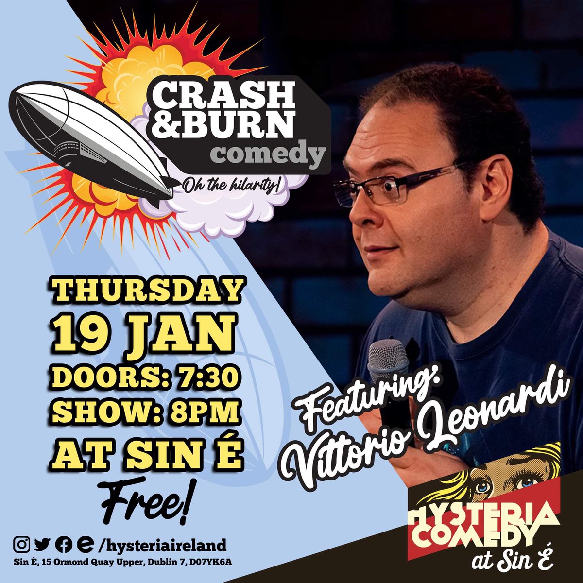 Crash & Burn Comedy tweet media