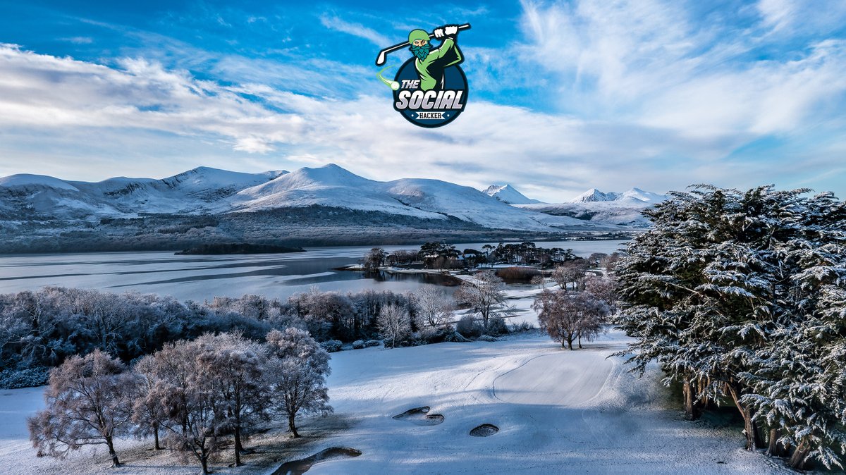 Good morning from Killarney, not golfing weather but spectacular all the same.16th Green rolling 1.25 inches on the stempmeter 😅
 #golf #golfphotographer #dronepilot #golfcourse #contentcreator #mediamanager #dronephotographer #snow #reeks #lovekillarney #winter #golfireland