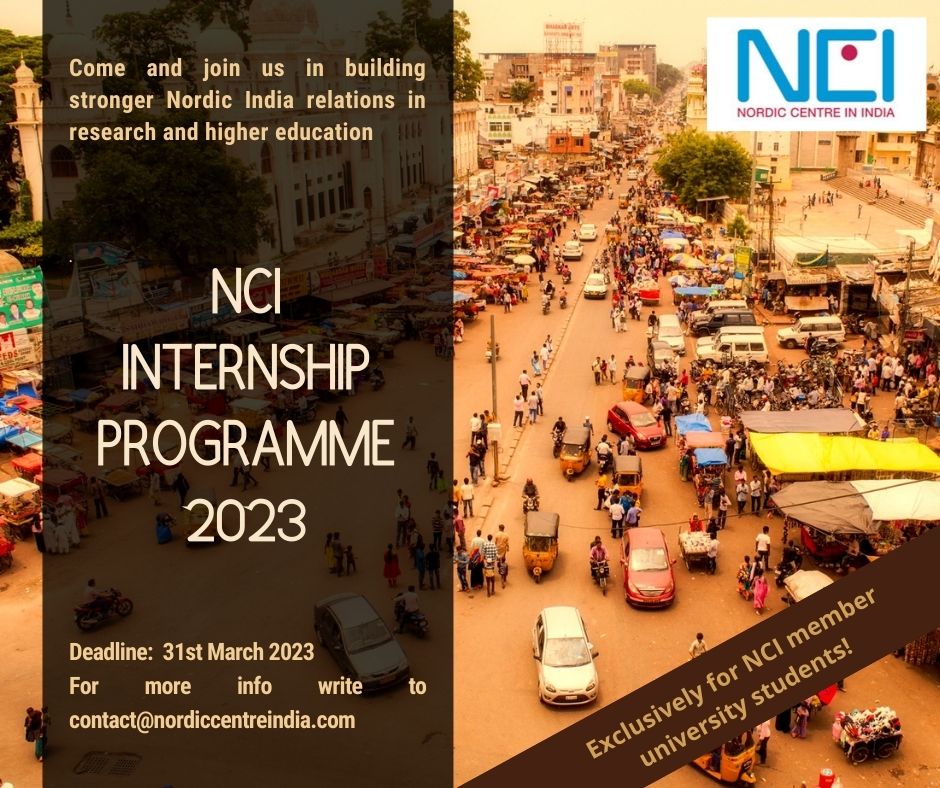 NordicCtrIndia's tweet photo. NCI Internship for #NCImember students! For more information please visit https://t.co/ofiaSmmeQS
#NCIInternship #NCIProgrammes #NCIIndia #NordicCentreIndia #NCIIndiaInternship #NCIInternship #NCIIntern https://t.co/7Ozcfpg9bM