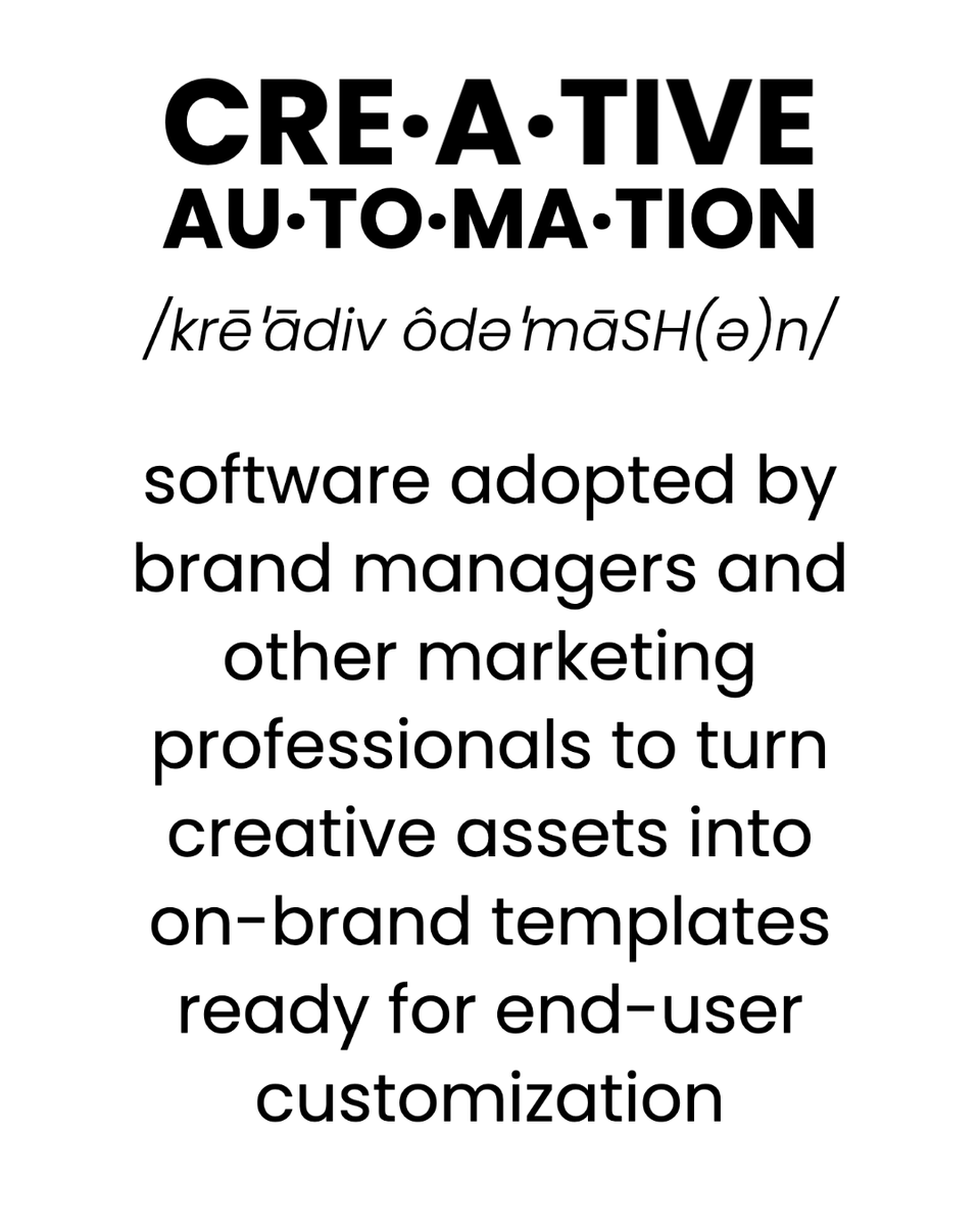 Brandgility's tweet photo. Creative Automation is software adopted by brand managers and other marketing professionals to turn creative assets into on-brand templates ready for end-user customization.
#CreativeAutomation #EnterpriseMarketing #BrandSolutions https://t.co/OXtA4EOKQ7