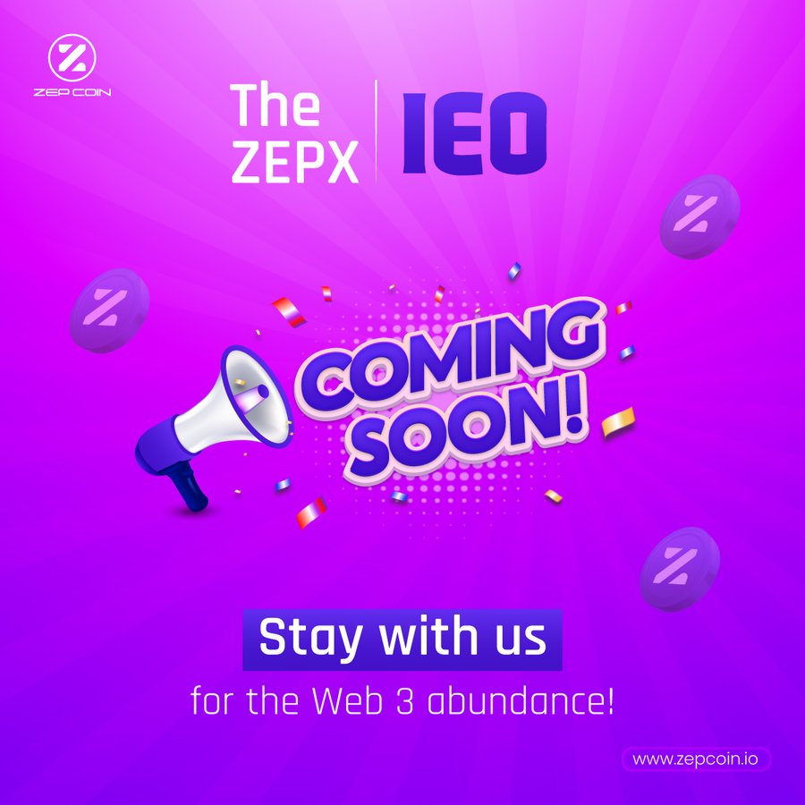 mikesme24's tweet photo. Dear Zepians 
ZepCoin Pre-IEO is live 🚀 @ 0.0015 USD for 1 #ZEPX 
Gained 10x 🚀🚀 from the ICO phase. 
Get 30% free ZEPX of your each buying instant.🎉🎉
Visit https://t.co/apreTzzWF1
Claim the PRE- IEO Now. https://t.co/bCOrZNvtqu