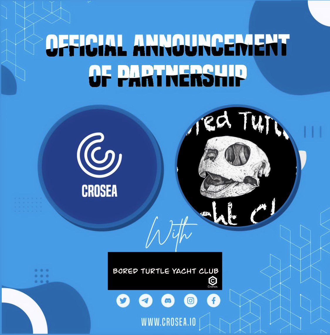 🐢Partnership Announcement  #giveaway 

Win 500 #CRO

1️⃣♻️❤️
2️⃣tag 3 
3️⃣follow us

Proud day for the Bored Turtle Yacht Club we are now listed on <a href="/croseanft/">CroSea | Cronos NFT Marketplace</a> marketplace for secound art sales . We are getting more partnerships. We are working on the back end everyday . #CROFAM