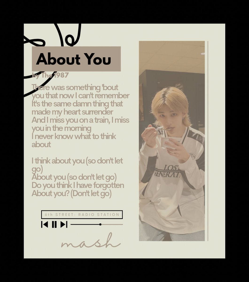 ㅤ

          made just for you @poqilods
          with so much love, secret para bibo ꨄ

    ⠀⠀⠀⠀❛ hey, ikaw talaga alwa nareremember ko when i hear this part of the lyrics. when you have time, listen to it okay? i love you!

️