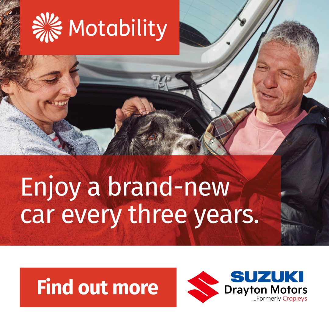 Due to change your #Motability vehicle soon? With new car waiting times still at an all-time high, we would encourage you to contact us as early as possible to secure a vehicle that meets your needs. View our Motability offers here > bit.ly/3KFAA5J