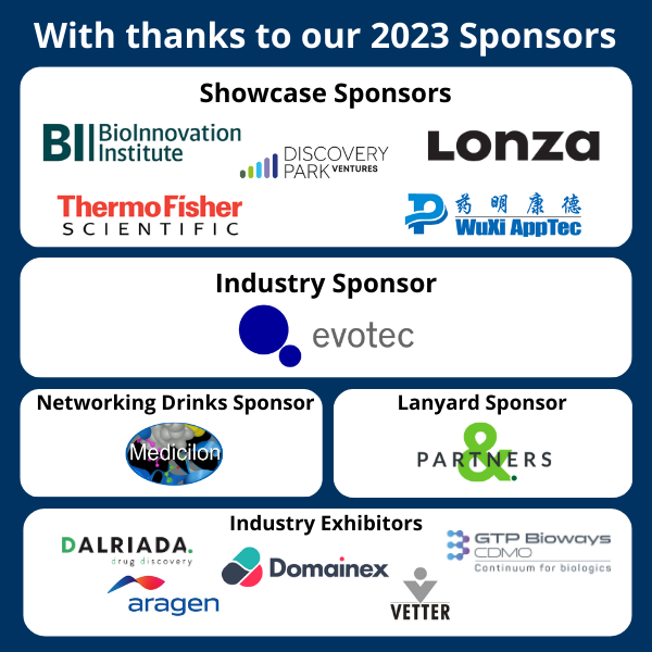 THANK YOU to our #BioSeed 2023 sponsors and supporters:

<a href="/Evotec/">Evotec</a> <a href="/thermosci/">Thermo Scientific</a> <a href="/BioCPH/">BioInnovation Institute</a> <a href="/discoverypark_/">Discovery Park</a> Ventures <a href="/LonzaGroup/">Lonza</a> <a href="/WuXi_AppTec/">WuXi AppTec</a> <a href="/Medicilon/">Medicilon</a> <a href="/Partnersand_/">Partners&.</a> Aragen <a href="/DalriadaTX/">Dalriada Drug Discovery</a> <a href="/Domainex_UK/">Domainex</a> <a href="/GTPBioways/">GTP Bioways</a> @vetterpharma

#lifesciences #innovation #investment #networking