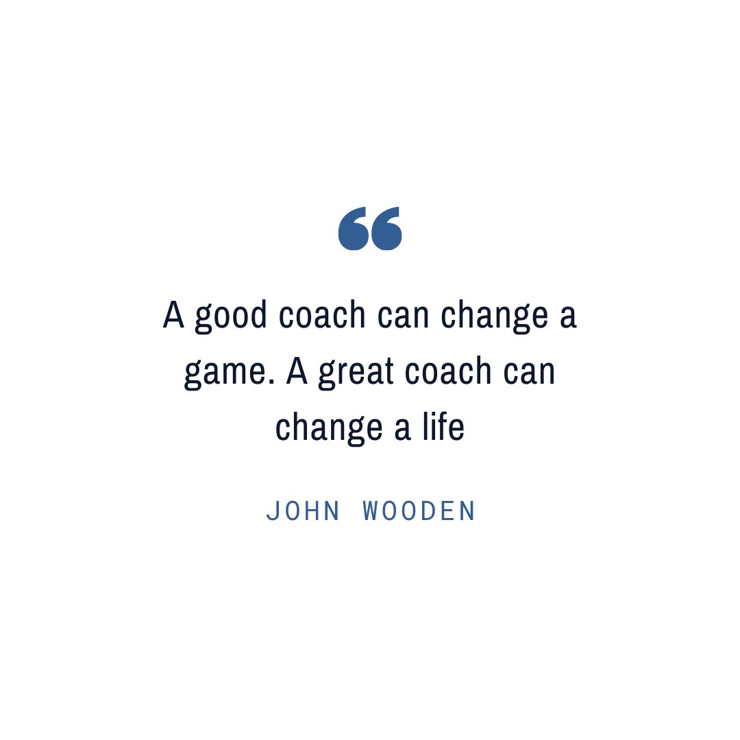 Are you a good coach or a GREAT coach? We can help take you there! bit.ly/3nz9DH8 #sport #coaching #inspirationalquote #quoteoftheday #coaching