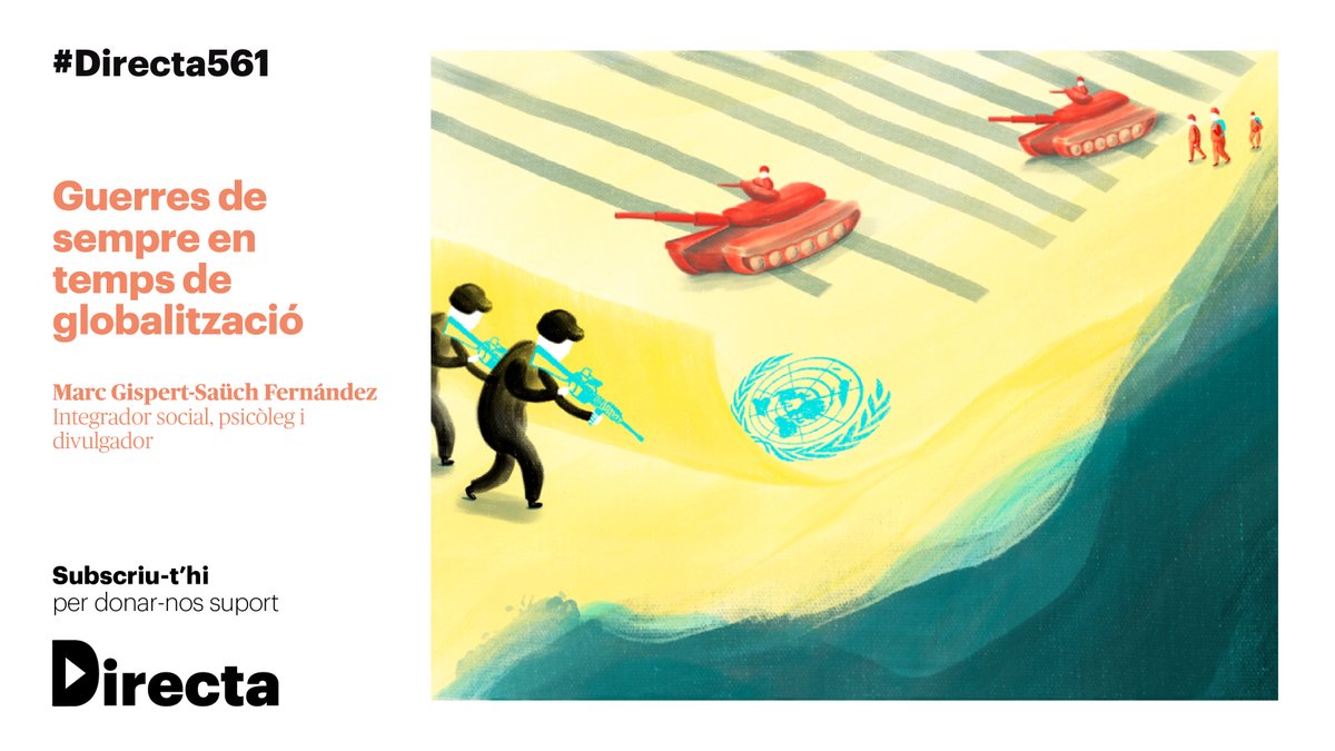 La_Directa's tweet photo. #IMPRESSIONS | “És innegable que els països que formem part de l’OTAN estem sent còmplices, directament i indirectament, en el foment dels conflictes bèl·lics i genocidis actuals”, defensa @SauchGispert.

🎨 Il·lustració de Marina Bonilla.

▶️ https://t.co/mqBYS2G8fj
#Directa561 https://t.co/3hPgAEm14l