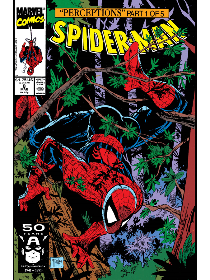 RT @YearOneComics: Spider-Man #8 cover dated March 1991. https://t.co/BcegrRgSBp
