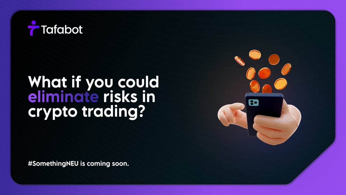 tafabot's tweet image. As traders, we have to make calculated risks. 

But what if we told you that you could eliminate those risks with the click of a button? 🫢

#TradingBot
#CryptoTradingBot