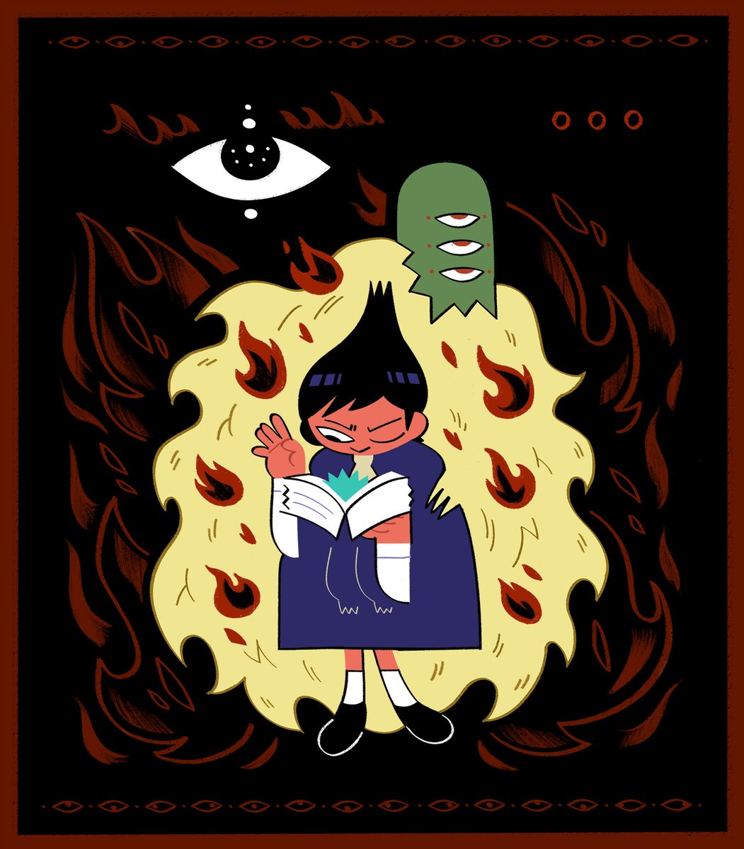 「reposting old muhyo and roji fanart from」|mich 🐛 @ stickercon day 2のイラスト