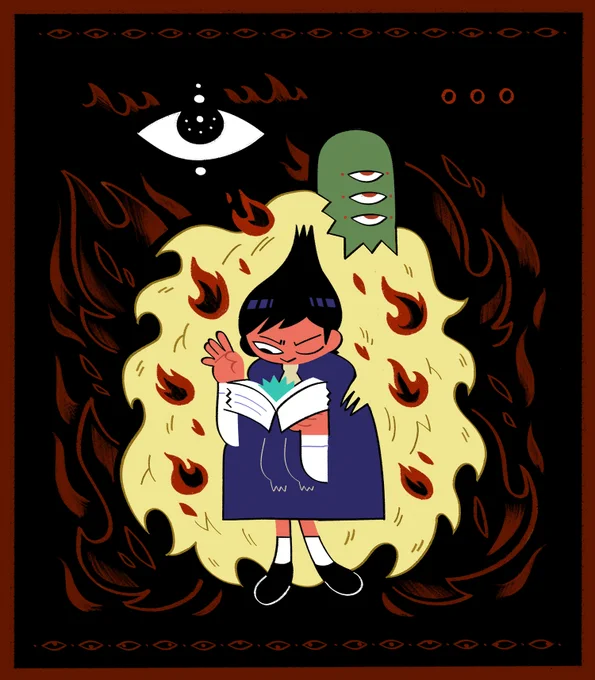 reposting old muhyo and roji fanart from 2020 