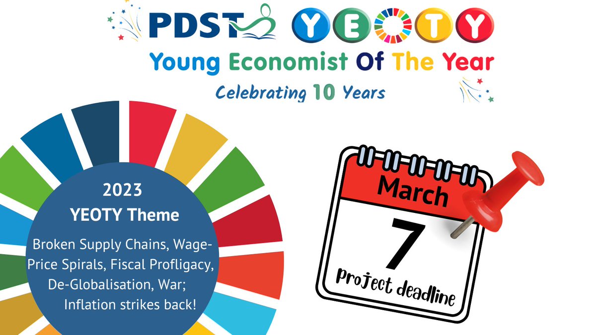 Looking forward to seeing all of this years <a href="/PDST_YEOTY/">PDST YEOTY</a> entries!!! The deadline is fast approaching!🗓️ 
<a href="/PDSTie/">PDST</a>,<a href="/PDST_Economics/">@PDST_Economics</a> <a href="/econrachel/">Rachel Farrell</a>,<a href="/Education_Ire/">Department of Education and Youth</a>,<a href="/bstaireland/">Business Studies Teachers' Association of Ireland</a>