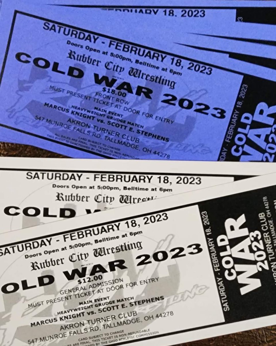 RcwAlexanderC's tweet photo. Saturday February 18th at the akron turner club in tallmadge , ohio come see the future of Rcw at it's finest family friendly get your tickets now while they last 
#Rubbercitywrestling
#Notthatflippystuff 
#Realwrestling https://t.co/mpnwOLQYlG