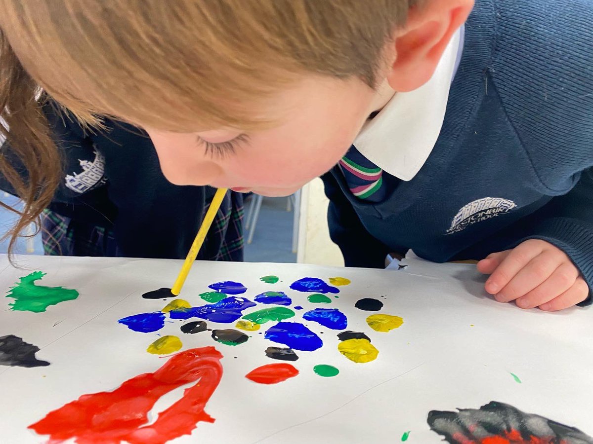 WestonbirtPrep's tweet photo. In Art, Year 2 traded in their brushes for straws as they used their imaginations to create blown art masterpieces. 
#westonbirtprep #prepart #art #creativity #curiosity #prep #pupilart https://t.co/MktY8gKAgU