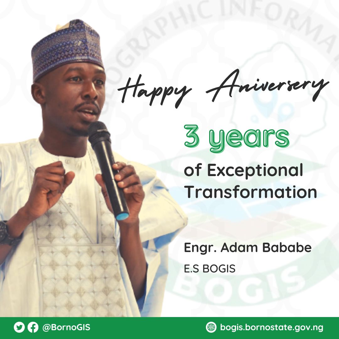 Three years of land transformation. Congratulations to our Executive Secretary, <a href="/EngrBababe/">Engr. Adam Bababe</a> and congratulations to <a href="/BornoGis/">BornoGIS</a>