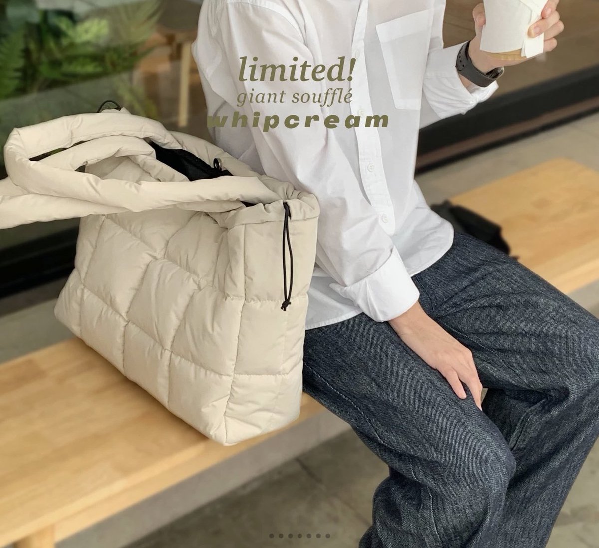 malteseyu's tweet photo. ส่งต่อกระเป๋า pinchpeanut ไซส์ Giant ใบใหญ่ สี Whip cream ของใหม่

1,200.- รวมส่งค่ะ
*ขออนุญาตรูปจากทางร้านค่ะ*

#ส่งต่อกระเป๋า #กระเป๋าpinchpeanut #pinchpeanut https://t.co/Ac4bgQ6tuR