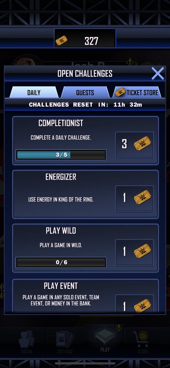 JoshBennett2313's tweet photo. All ready for new tier #WWESuperCard https://t.co/ADC9Uiarb1