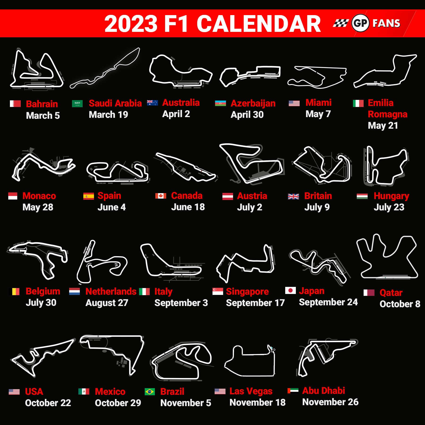 gpfans-global-on-x-the-2023-formula-one-calendar-has-been-confirmed-f1-https-t-co-bdmnrkapt6-x