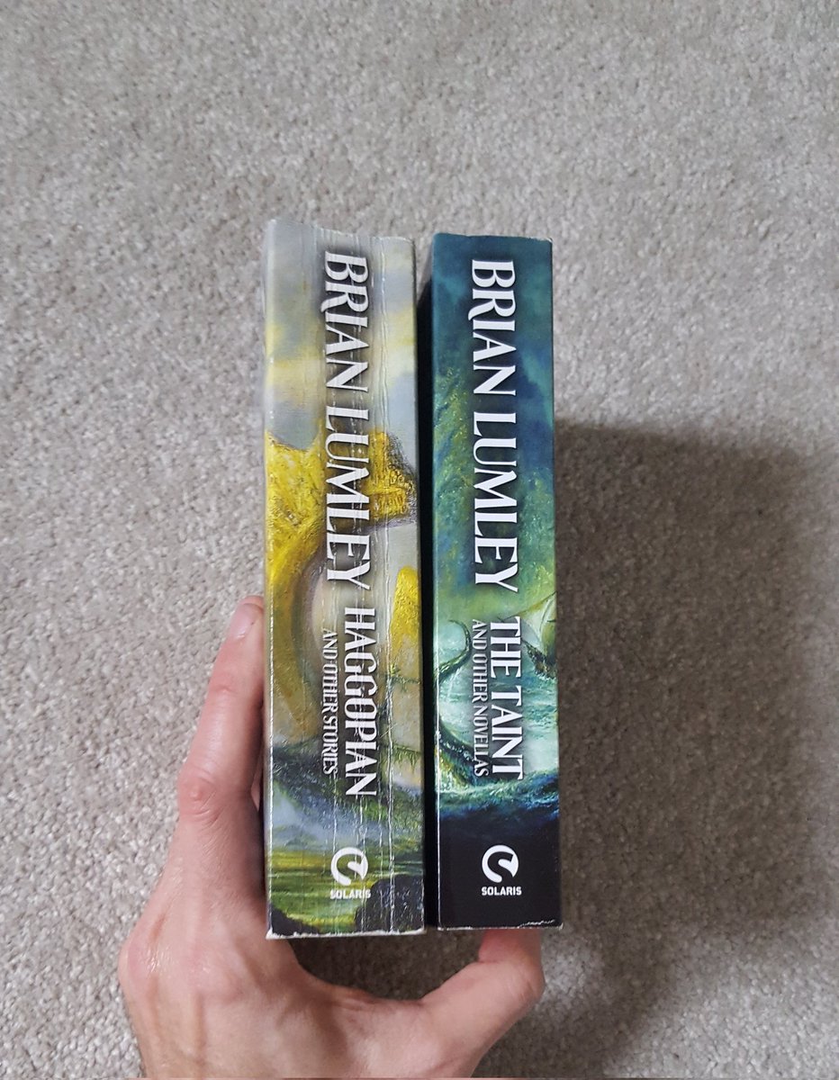 #bookmail today! Two Cthulhu mythos stories volumes by Brian Lumley.
#booktwt #BookTwitter #ballstothebacklog
