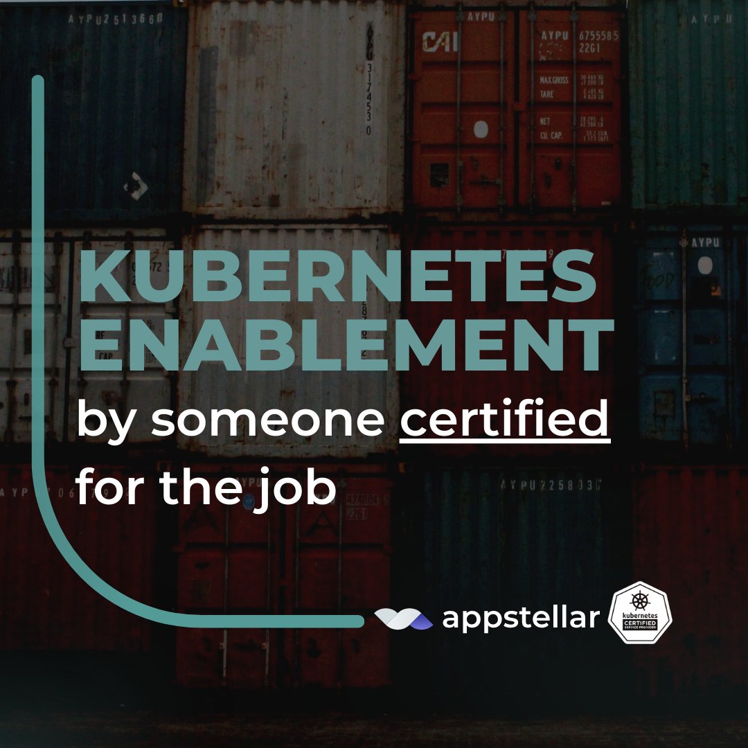 appstellar_io's tweet photo. 🧵1/2 Embarking on your @kubernetesio enablement journey can be daunting, but as a Kubernetes Certified Service Provider #KCSP certified by @CloudNativeFdn (#CNCF), we are here to make it seamless for you. https://t.co/QWDiXqGW3p