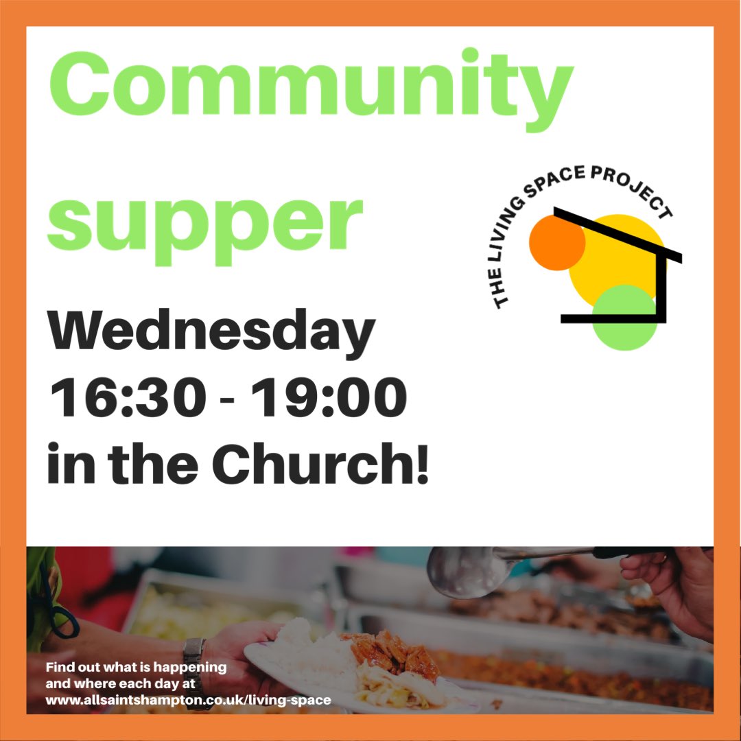 Starting this week we have warm space and a hot meal available to all in the church between 4:30pm and 7pm. 
Meals for children are also provided along with space for games and homework if needed. 
Spread the word. 
#warmspace #community #communitysupper #hampton