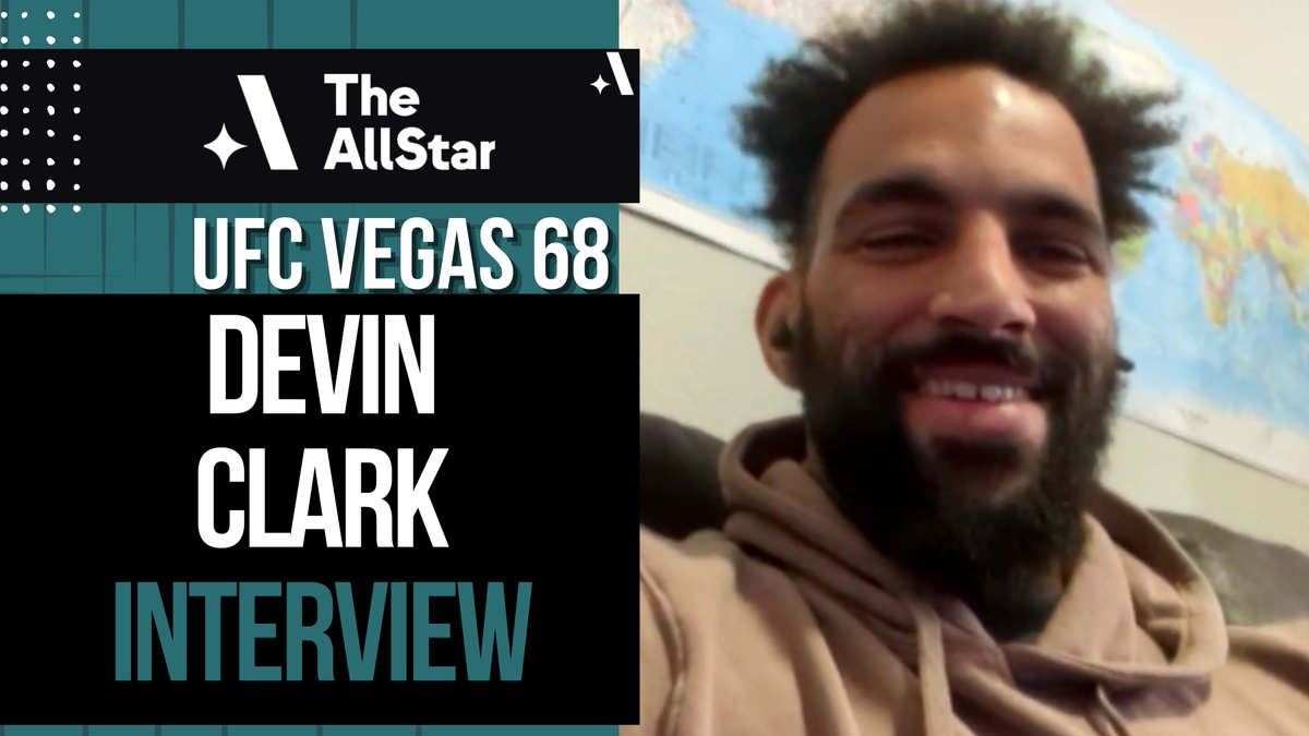 Spoke w/ Devin Clark for <a href="/TheAllStarSport/">The AllStar Sports</a> &amp; discussed:

✅ Da Un Jung #UFCVegas68 
✅ High-level coaching at Elevation Fight Team
✅ Evolving throughout 7-year UFC run
✅ Feeling in physical prime

📺 youtu.be/MwYElL3lxT4
Download The App 📲 allstarapp.onelink.me/RHWw/JHK