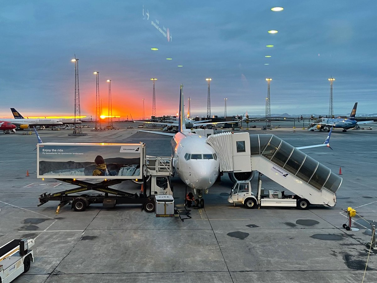 A great picture just in from <a href="/Icelandair/">Icelandair</a>  showing a Mallaghan Catering Truck and a Mallaghan fully enclosed Self-propelled Stair at their home base in KEF, we are proud to be supplying Icelandair for over 20 years! ✈🙌

#innovationforaviation #loyalcustomers #mallaghan #GSE