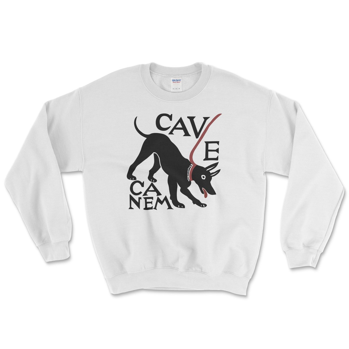 Cave Canem (Beware of dog) - Unisex Heavy Blend Crewneck Sweatshirt (2nd Version) - etsy.com/listing/138168…