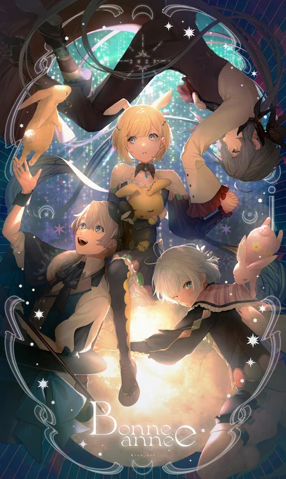 - ̗̀  Bonne année  ̖́-とてもとても遅くなりましたが2023の描き始めは当たり前のように終ヴィルでした!!わーい※セレスちゃんの衣装は捏造です今年も二次創作メインで色々チャレンジできたらと思います!よろしくお願いしますあと終ヴィルの事もよろしくお願いします 