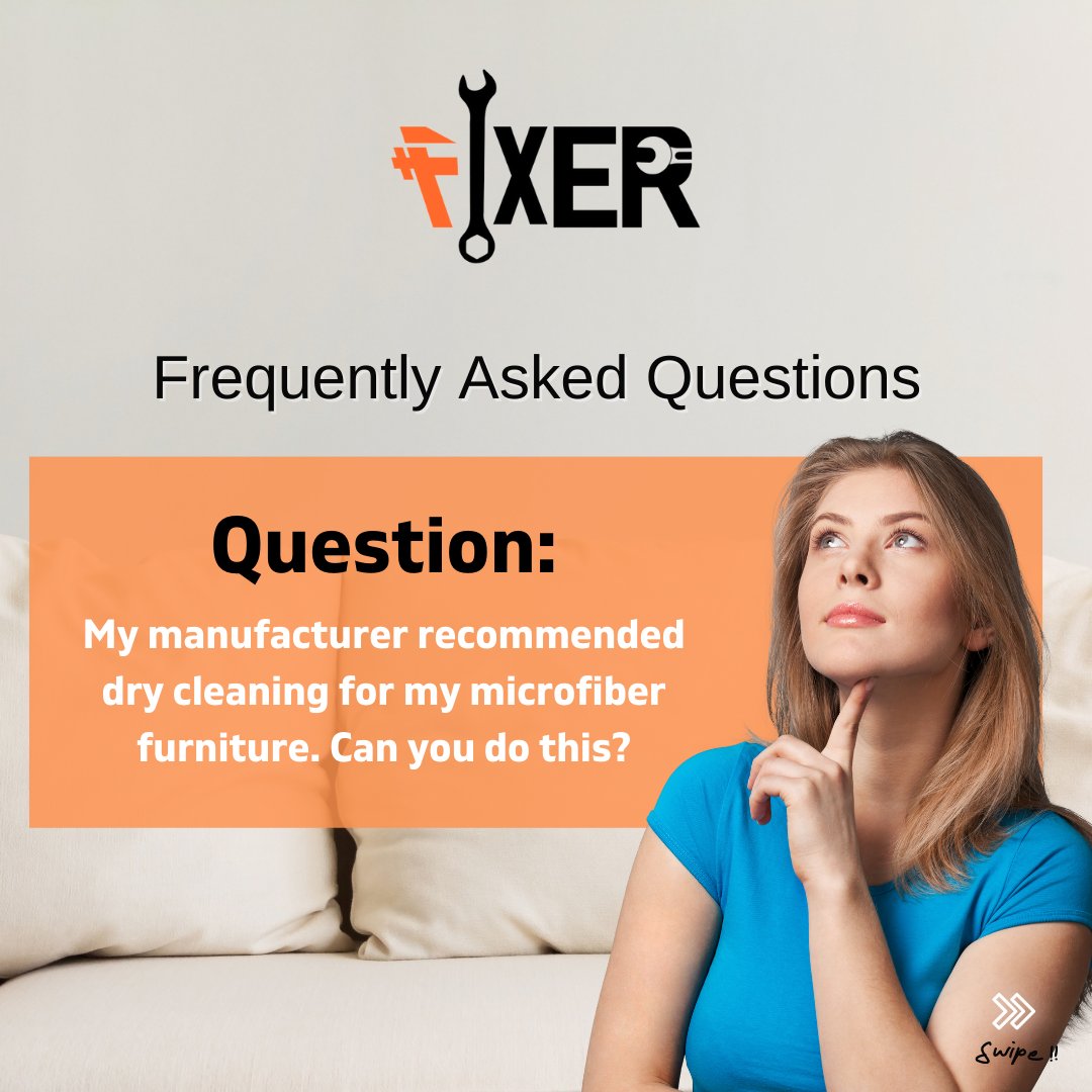 fixers_ae's tweet photo. We cover so many services like furniture cleaning, and we render them specifically for microfiber furniture as well.
#wegotafix #fixers #fixer #fixit #fixing #faq #frequentlyaskedquestions #drycleaning #sofacleaning #sofacleaningservices #furniturecleaning #drycleaningservices https://t.co/PO7VGszSP9