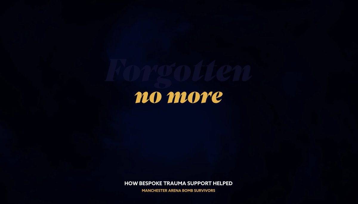 OUT NOW: The latest digital edition of Neuro Rehab Times

Forgotten no more: how bespoke trauma support helped Manchester Arena bomb survivors

Read more: nrtimes.shorthandstories.com/nr-times-issue… #manchesterbomb #manchester #neuro #rehab #trauma #braininjury #mentalhealth #mentalhealthsupport