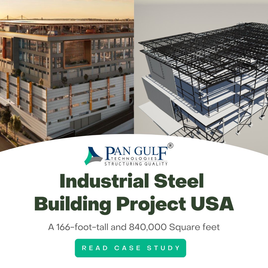 pangulftech's tweet photo. #CaseStudy: Explore our latest Steel Case Study for an "Industrial Steel Building Project in the USA". Project executed on "TEKLA 21.1 Software Read more about the project: https://t.co/3qBCO4BEwA

#steelstructures #steeldetailing #steelindustry #steelfabrication #steel https://t.co/uzVmYiP8IF