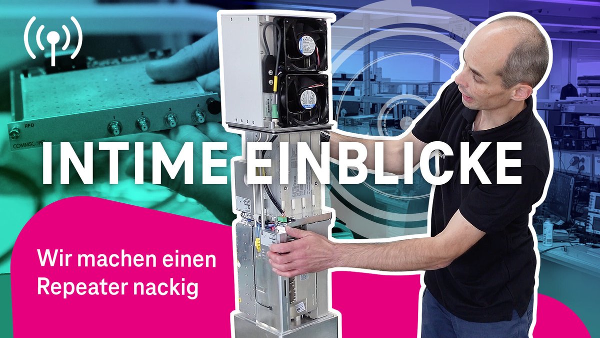 telekomnetz's tweet image. Auf unserem #Youtube-Kanal &quot;telekomnetz&quot; gewähren wir heute einen tiefen Einblick in das Innenleben eines Repeaters. Wir zerlegen das Ding sogar in seine Einzelteile. Nichts für schwache Nerven: youtu.be/63v1o8aowcQ.
#Telekom #CommScope #Bahnversorgung #Schwarzwald #Mobilfunk