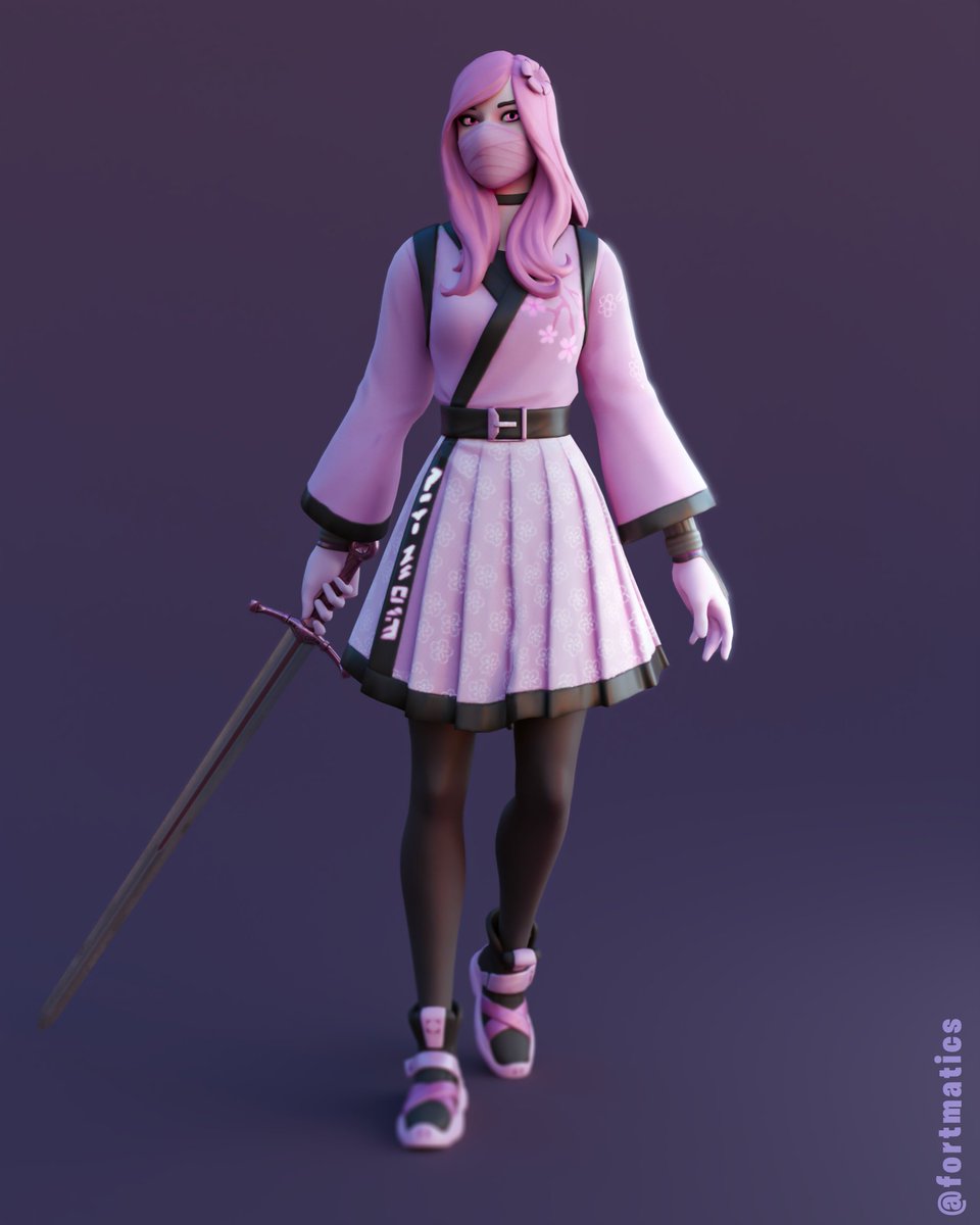 fortmatics's tweet photo. She's Back Okok Ooook 🦄💜🗡️

#fortnite #fortnite3d #fortniteblender #blender #photoshop #fortniteart #charlotte #sakura #pink https://t.co/rmSUeosj72