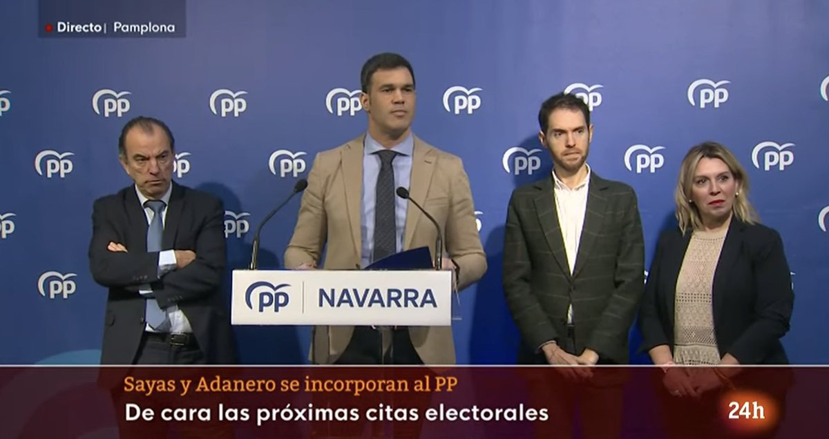 anadebande's tweet photo. Alegría inmensa de contar con @GarciaAdanero y @sergiosayas en el proyecto del Presidente @NunezFeijoo y el proyecto del @PPNavarra . https://t.co/onGdDHBkWC