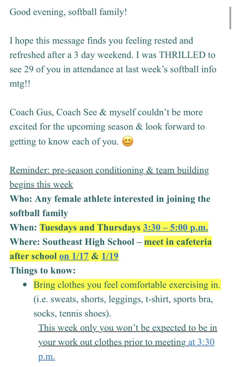W. Southeast Softball tweet media