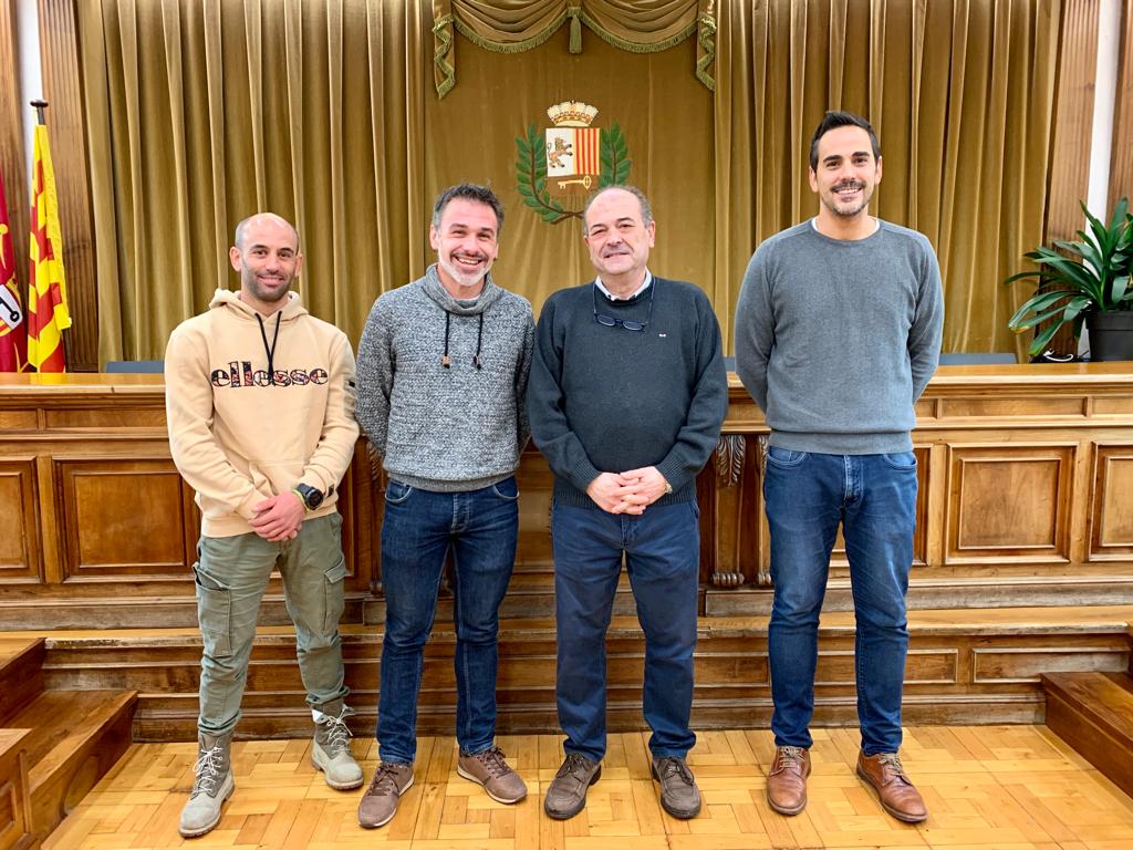 🚵 ESPÒRTS | Eth baile de Vielha e Mijaran, Juan Antonio Serrano, e eth còsso d'Espòrts, Alberto López, s'an amassat damb eth director dera <a href="/pdfnonstop/">pdfnonstop</a>, Pep Vega, entà premanir era organizacion dera 17au edicion d'aguesta pròva de BTT qu'aurà lòc eth pròplèu 1 de junhsèga.