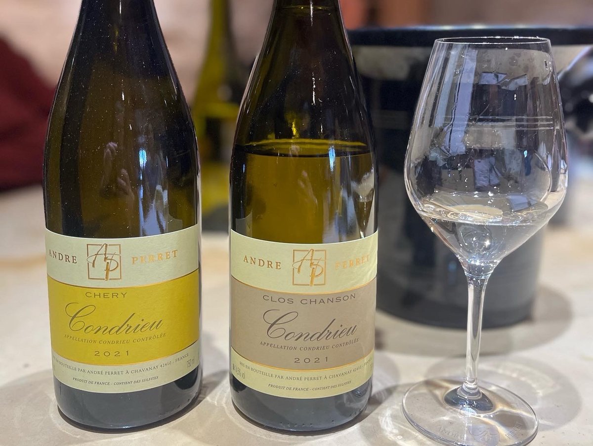 jnwine's tweet photo. A fantastic visit to kick off the JN Rhône tour, with the inimitable André Perret Chavanay 📍
The team were impressed with the purity and definition of the 2021s, an almost universally difficult vintage across France,
Merci André et Marie! 👏
#andreperret #winetasting #rhone https://t.co/OXZEgSWAdK