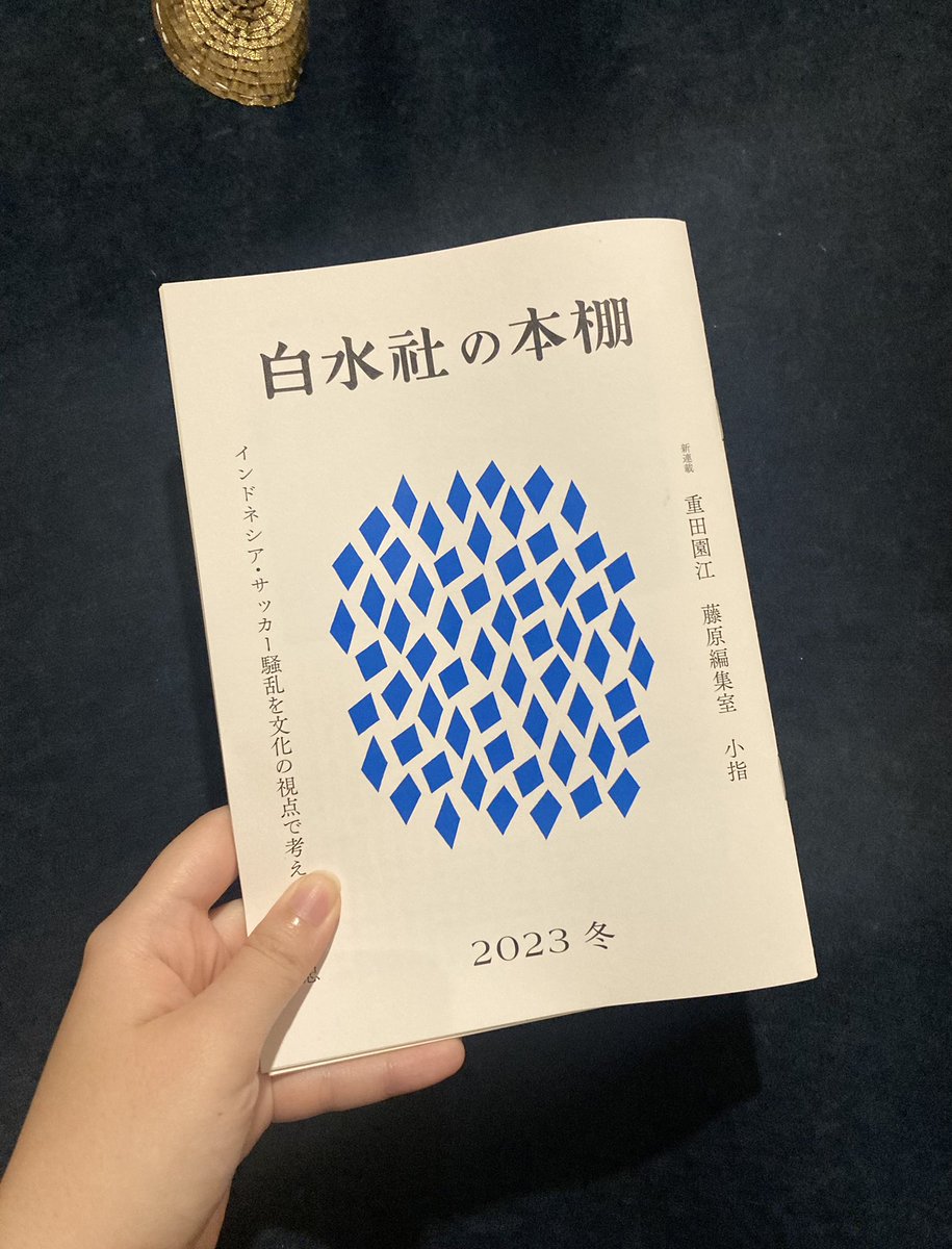 白水社さんのPR雑誌「白水社の本棚」にて、「小指の偶偶(タマタマ)放浪記」連載始まります。

1/20より全国の書店・図書館(主に大学図書館)にて配布。無料とは思えない読み応えと素敵な冊子です!

📩購読申込
https://t.co/xdX9kS6oU0 https://t.co/VGomzGcM0B 